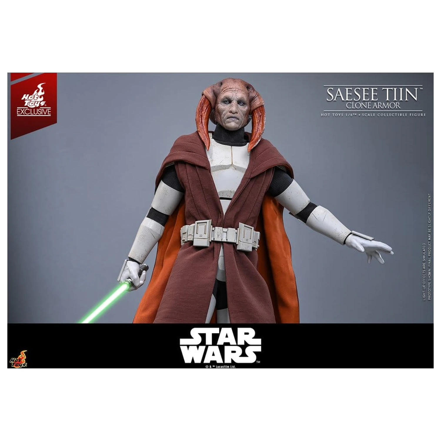 Star Wars: The Clone Wars Televizní mistrovské dílo akční figurka 1/6 Saesee Tiin (klonové brnění) 32 cm fotografii produktu