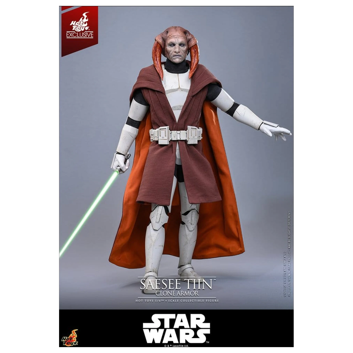 Star Wars: The Clone Wars Televizní mistrovské dílo akční figurka 1/6 Saesee Tiin (klonové brnění) 32 cm fotografii produktu