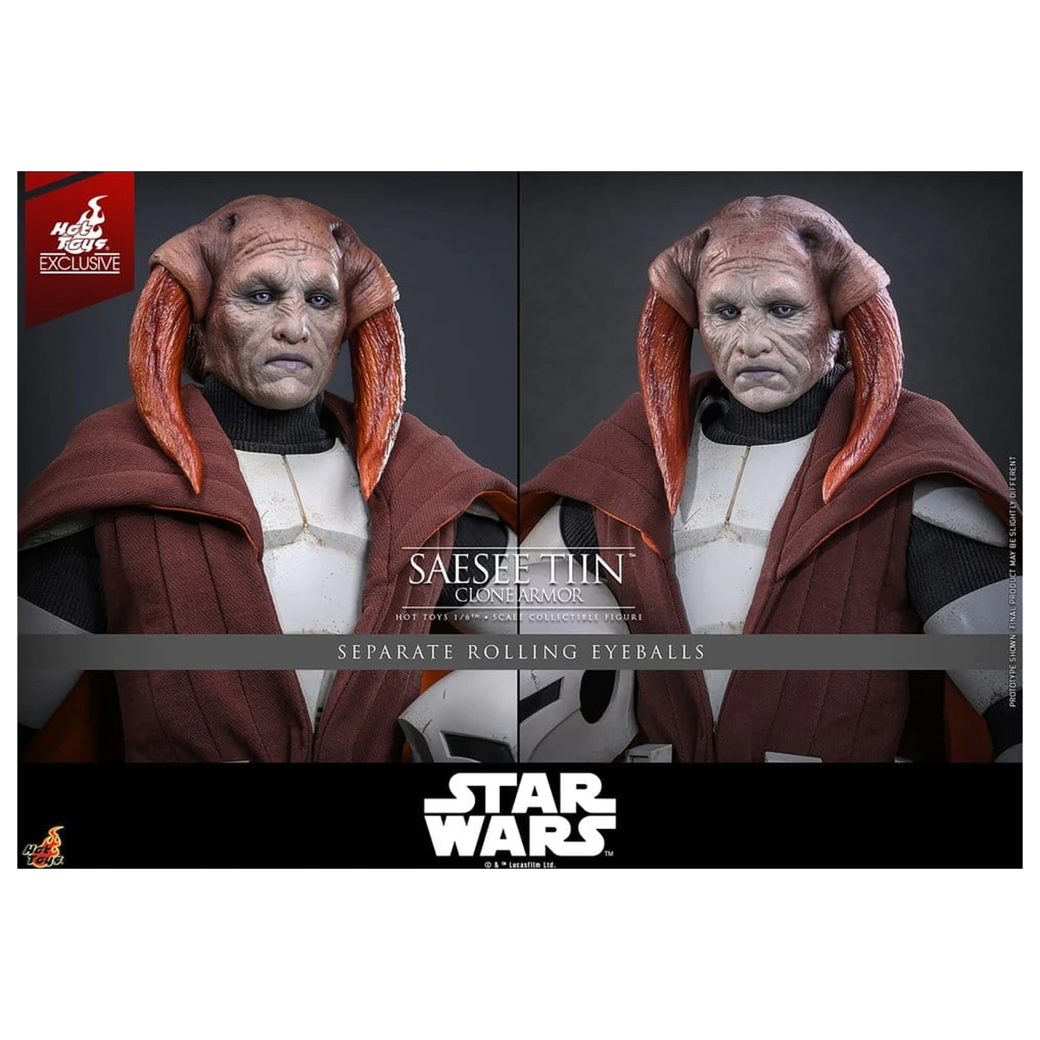Star Wars: The Clone Wars Televizní mistrovské dílo akční figurka 1/6 Saesee Tiin (klonové brnění) 32 cm fotografii produktu