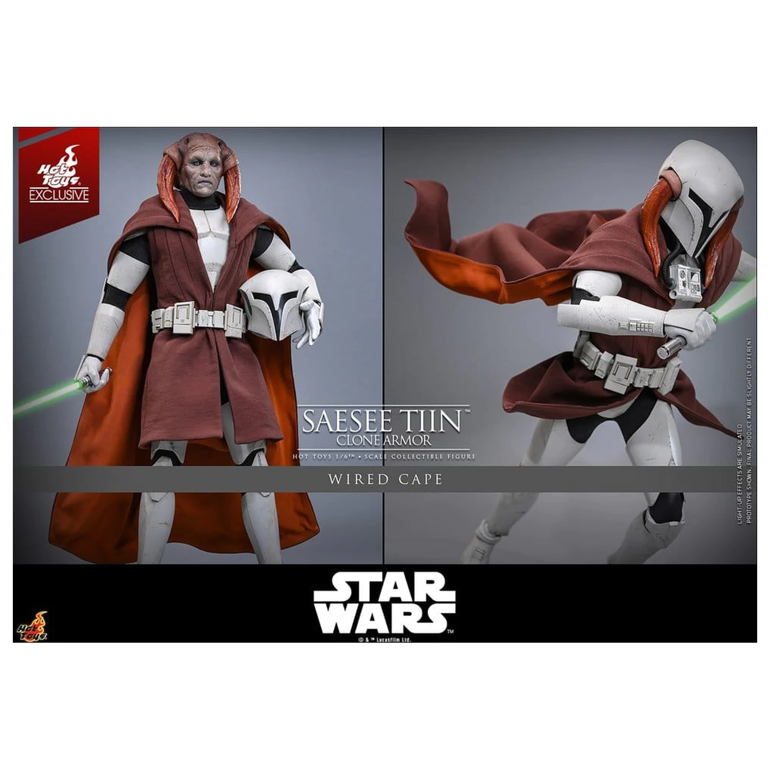 Star Wars: The Clone Wars Televizní mistrovské dílo akční figurka 1/6 Saesee Tiin (klonové brnění) 32 cm fotografii produktu