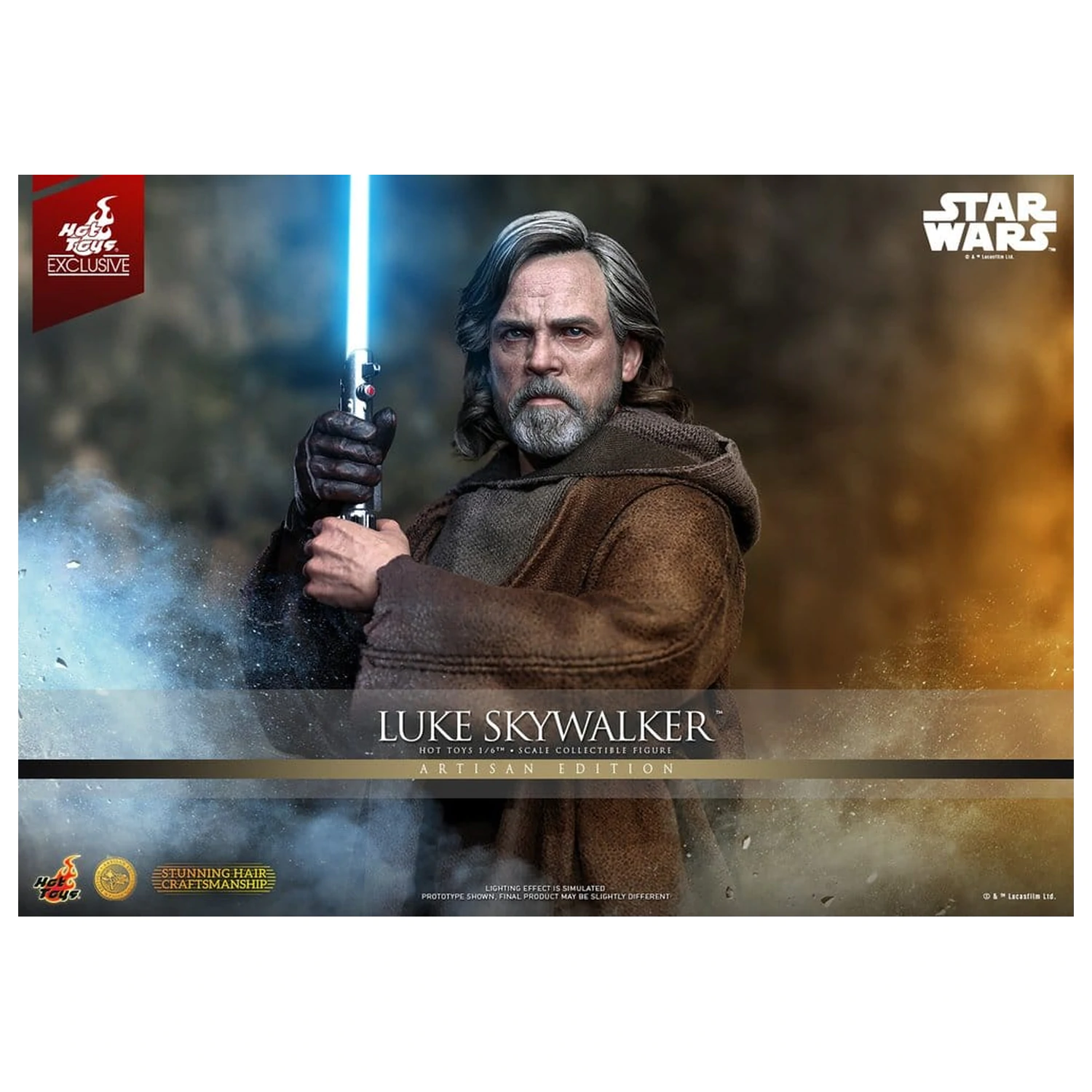 Star Wars: The Last Jedi Movie Masterpiece akční figurka 1/6 Luke Skywalker (Artisan Edition) 29 cm fotografii produktu