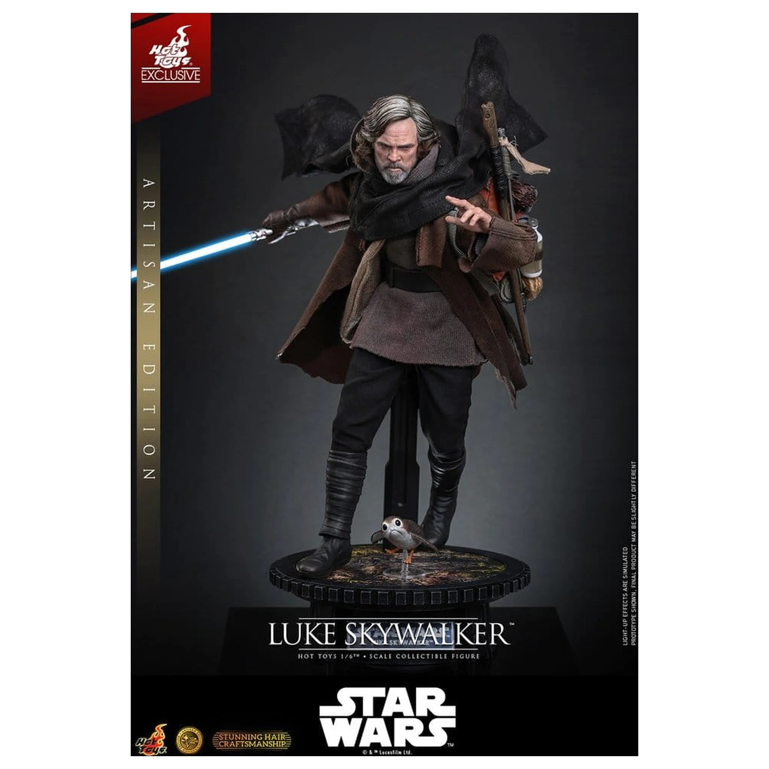 Star Wars: The Last Jedi Movie Masterpiece akční figurka 1/6 Luke Skywalker (Artisan Edition) 29 cm fotografii produktu
