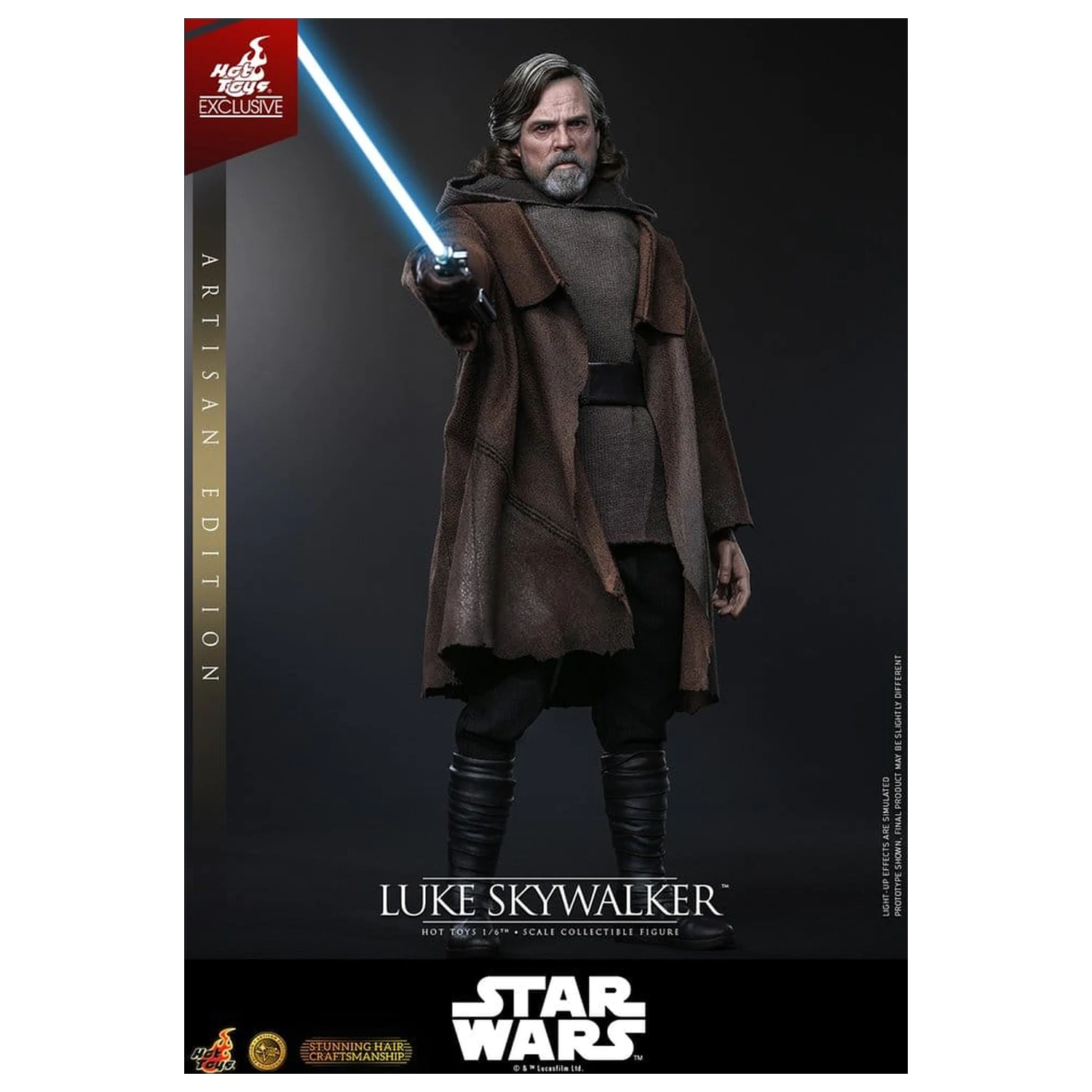Star Wars: The Last Jedi Movie Masterpiece akční figurka 1/6 Luke Skywalker (Artisan Edition) 29 cm fotografii produktu