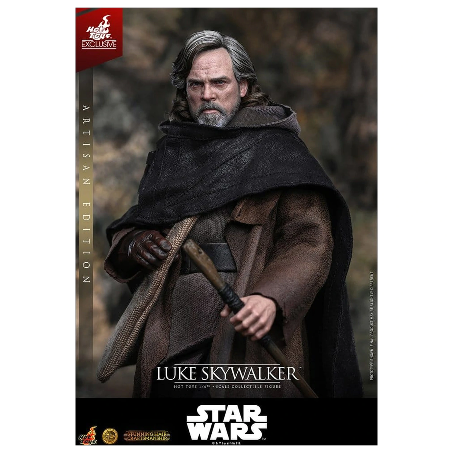 Star Wars: The Last Jedi Movie Masterpiece akční figurka 1/6 Luke Skywalker (Artisan Edition) 29 cm fotografii produktu