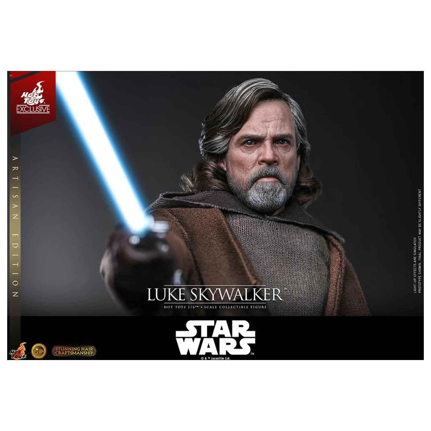 Star Wars: The Last Jedi Movie Masterpiece akční figurka 1/6 Luke Skywalker (Artisan Edition) 29 cm fotografii produktu