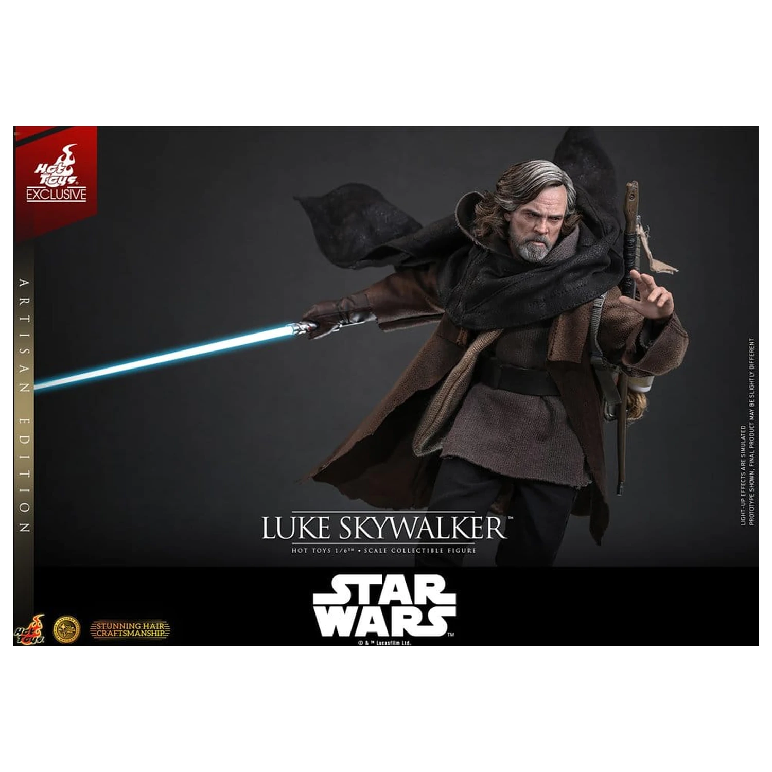 Star Wars: The Last Jedi Movie Masterpiece akční figurka 1/6 Luke Skywalker (Artisan Edition) 29 cm fotografii produktu