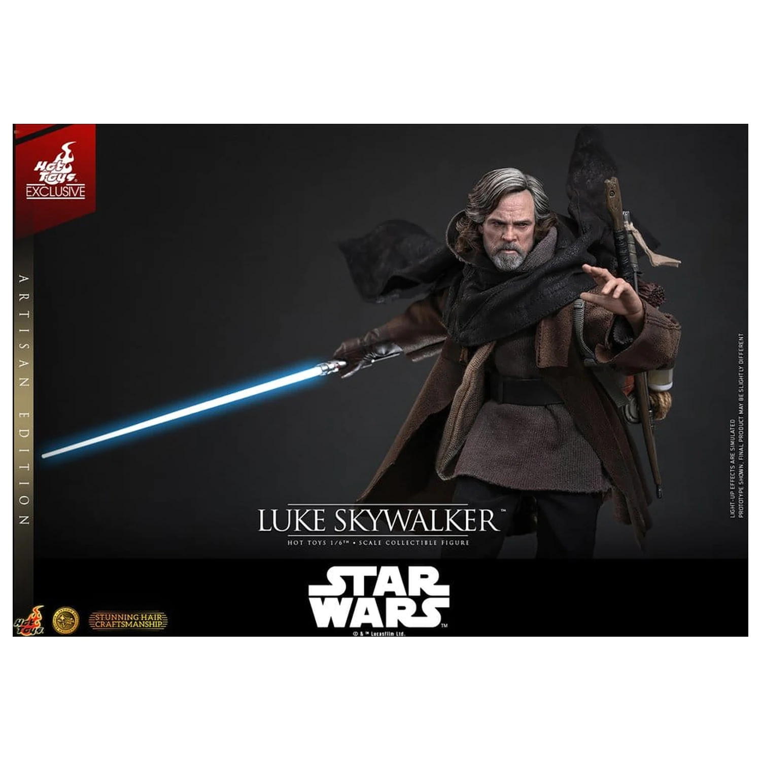 Star Wars: The Last Jedi Movie Masterpiece akční figurka 1/6 Luke Skywalker (Artisan Edition) 29 cm fotografii produktu