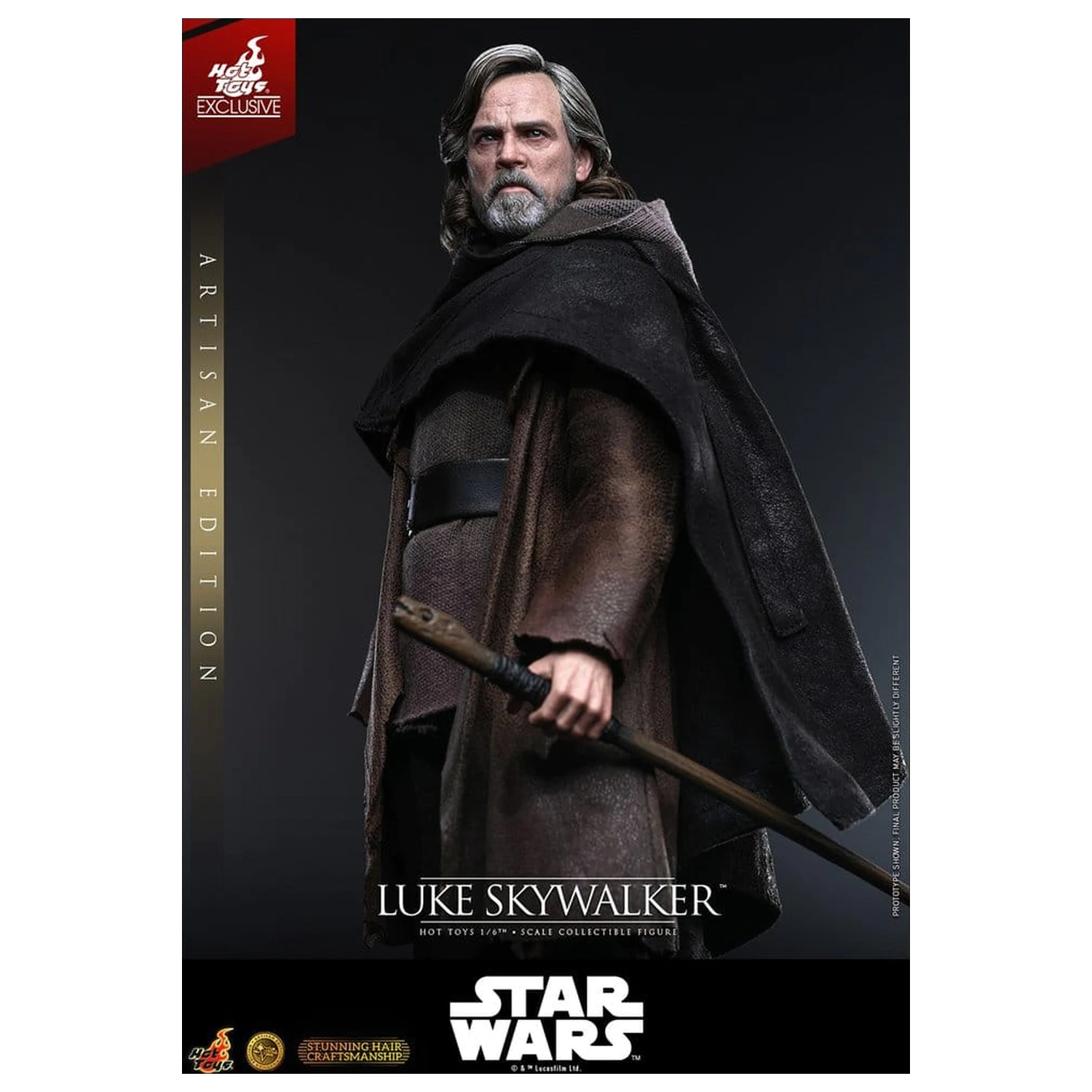 Star Wars: The Last Jedi Movie Masterpiece akční figurka 1/6 Luke Skywalker (Artisan Edition) 29 cm fotografii produktu