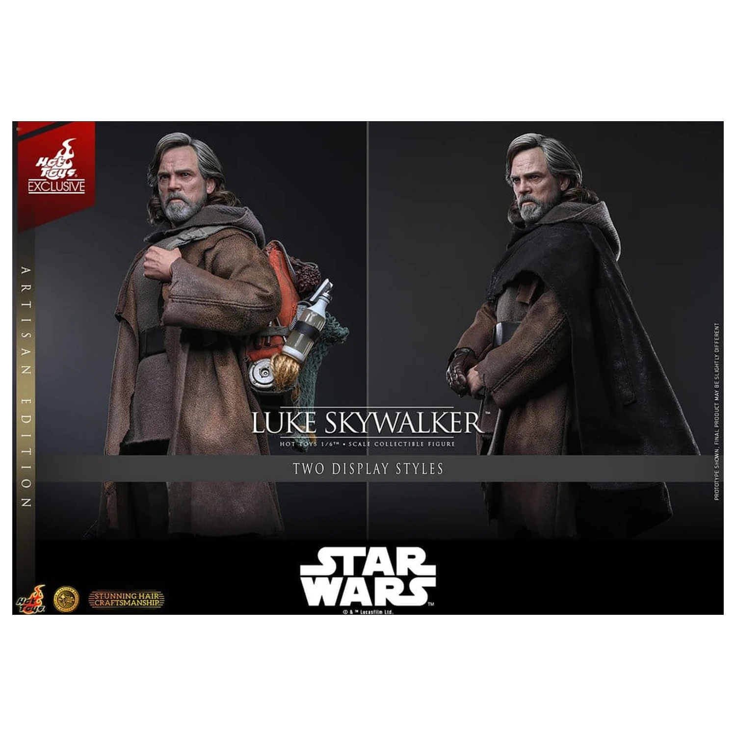 Star Wars: The Last Jedi Movie Masterpiece akční figurka 1/6 Luke Skywalker (Artisan Edition) 29 cm fotografii produktu