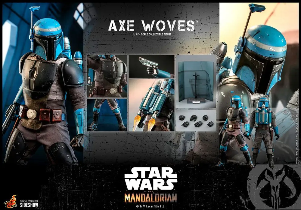 Star Wars The Mandalorian akční figurka 1/6 Axe Woves 30 cm fotografii produktu