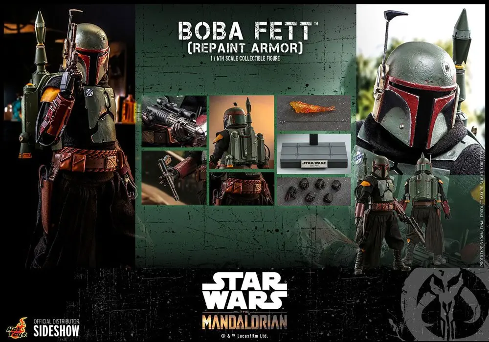 Star Wars The Mandalorian akční figurka 1/6 Boba Fett (Repaint Armor) 30 cm fotografii produktu