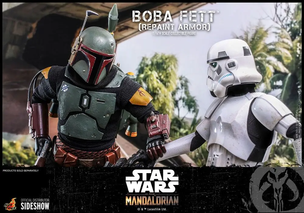 Star Wars The Mandalorian akční figurka 1/6 Boba Fett (Repaint Armor) 30 cm fotografii produktu