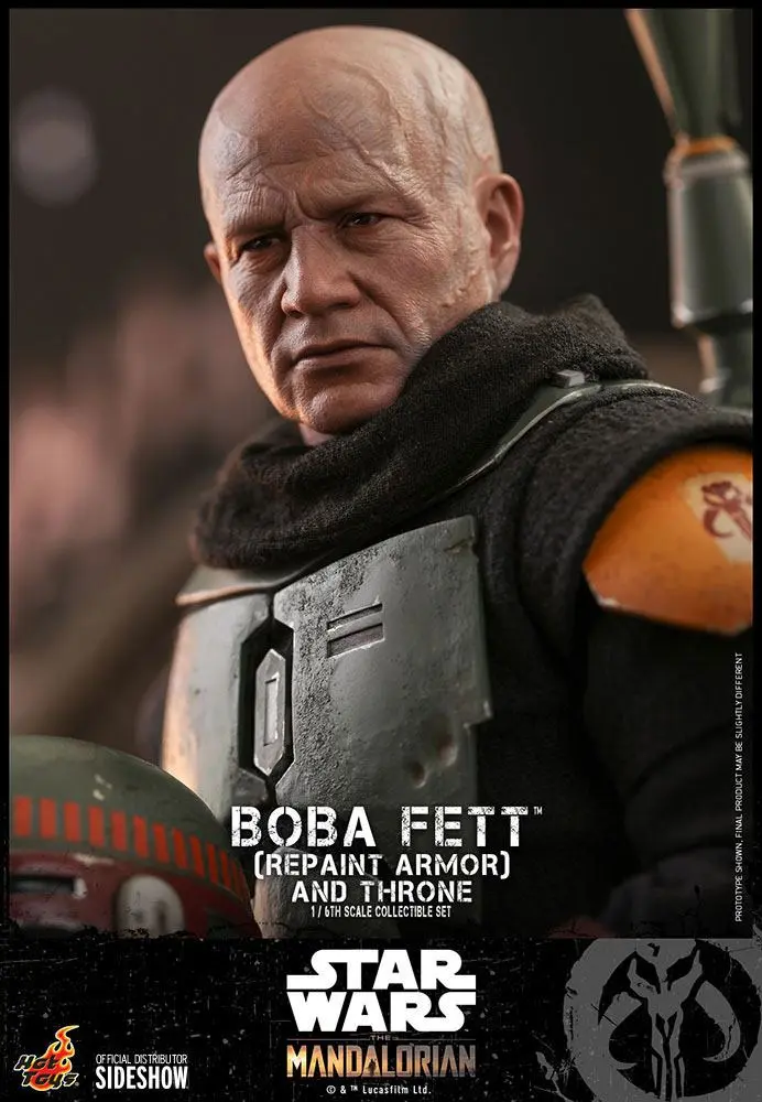Star Wars The Mandalorian Akční figurka 1/6 Boba Fett (Repaint Armor) a Trůn 30 cm fotografii produktu