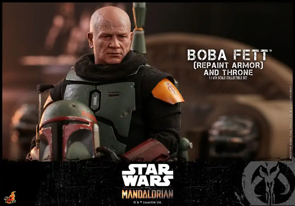 Star Wars: The Mandalorian Akční figurka 1/6 Boba Fett Repaint Armor and Throne Special Edition 30 cm fotografii produktu