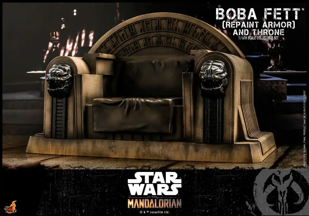 Star Wars: The Mandalorian Akční figurka 1/6 Boba Fett Repaint Armor and Throne Special Edition 30 cm fotografii produktu