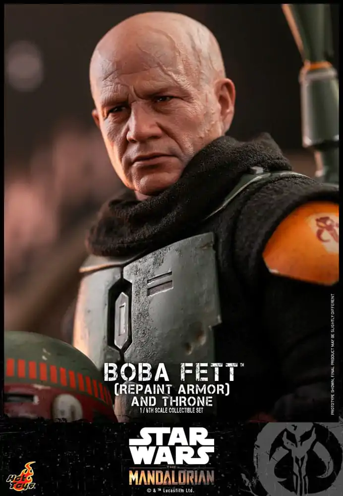 Star Wars: The Mandalorian Akční figurka 1/6 Boba Fett Repaint Armor and Throne Special Edition 30 cm fotografii produktu