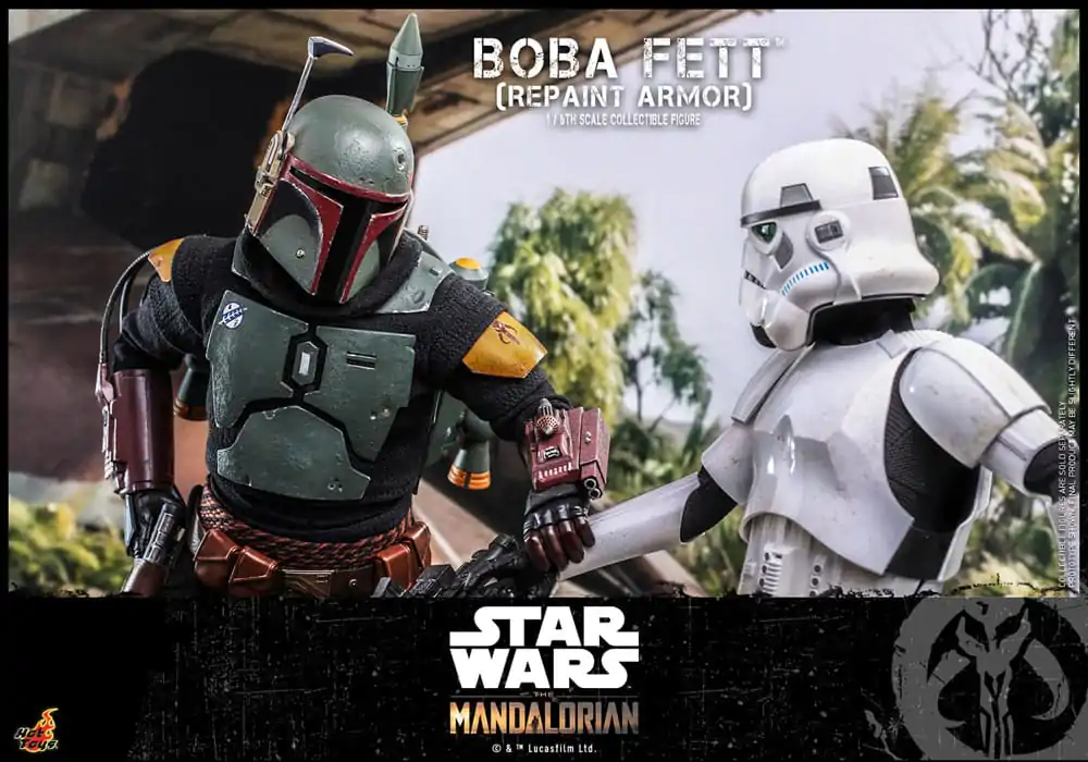 Star Wars: The Mandalorian Akční figurka 1/6 Boba Fett Repaint Armor Special Edition 30 cm fotografii produktu