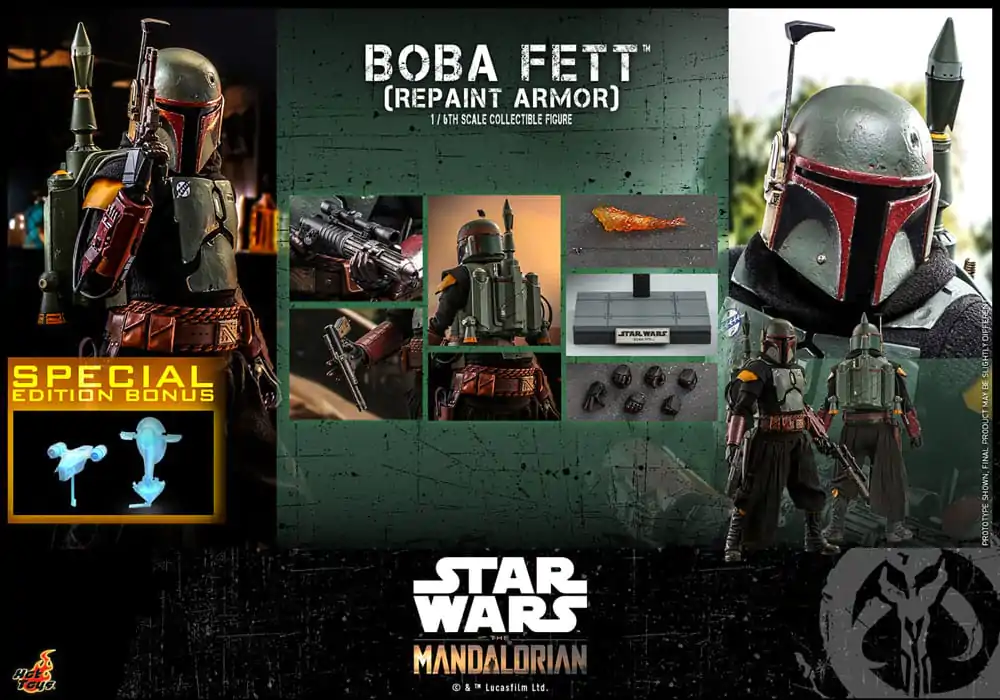 Star Wars: The Mandalorian Akční figurka 1/6 Boba Fett Repaint Armor Special Edition 30 cm fotografii produktu