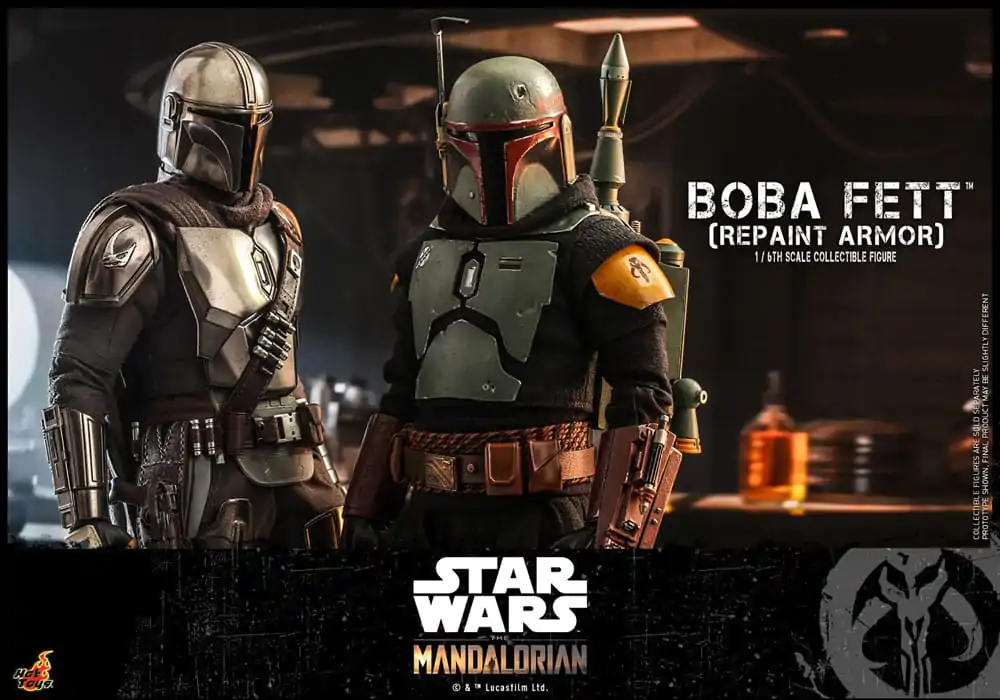 Star Wars: The Mandalorian Akční figurka 1/6 Boba Fett Repaint Armor Special Edition 30 cm fotografii produktu
