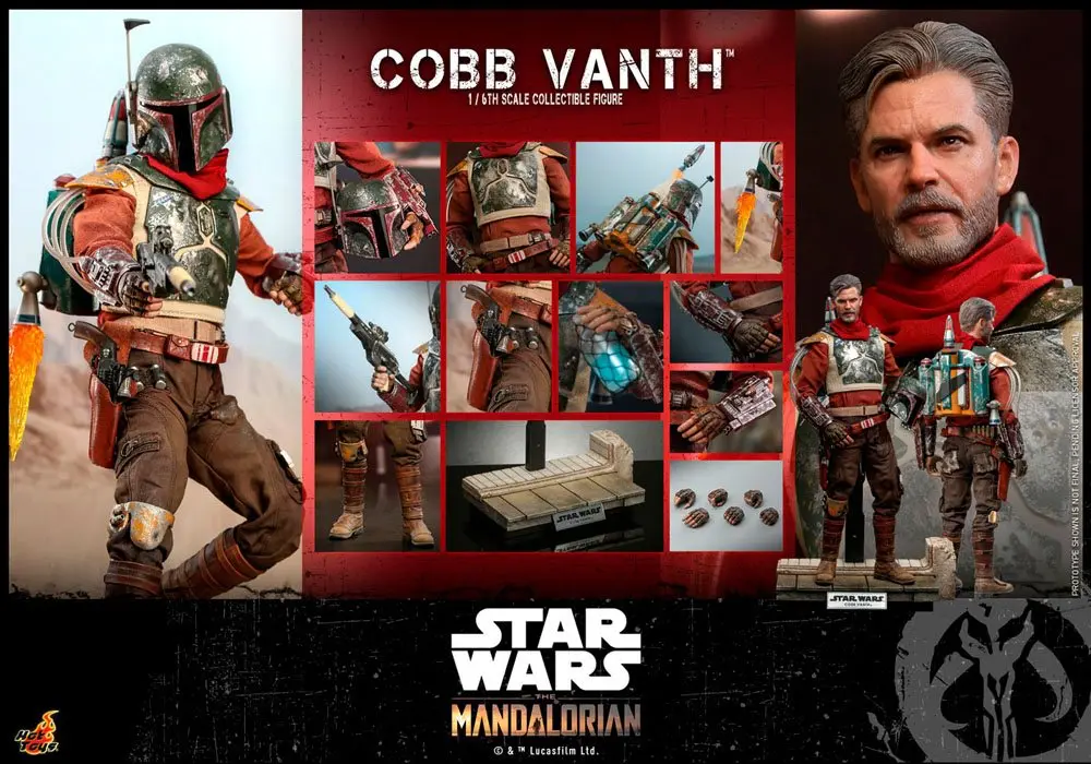 Star Wars The Mandalorian Akční figurka 1/6 Cobb Vanth 31 cm fotografii produktu