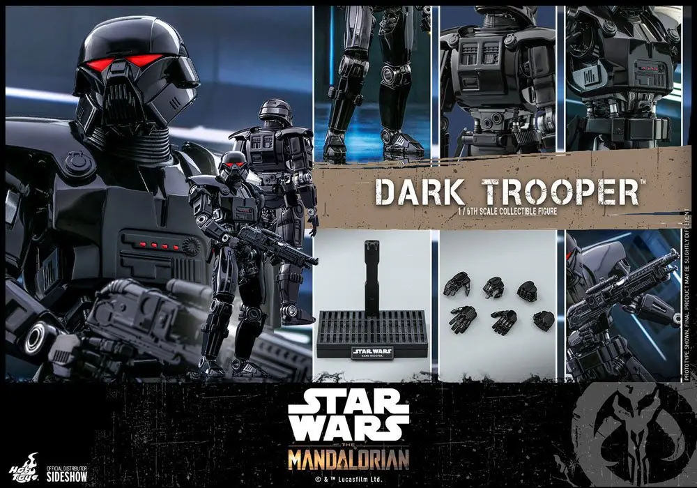 Star Wars The Mandalorian akční figurka 1/6 Dark Trooper 32 cm fotografii produktu