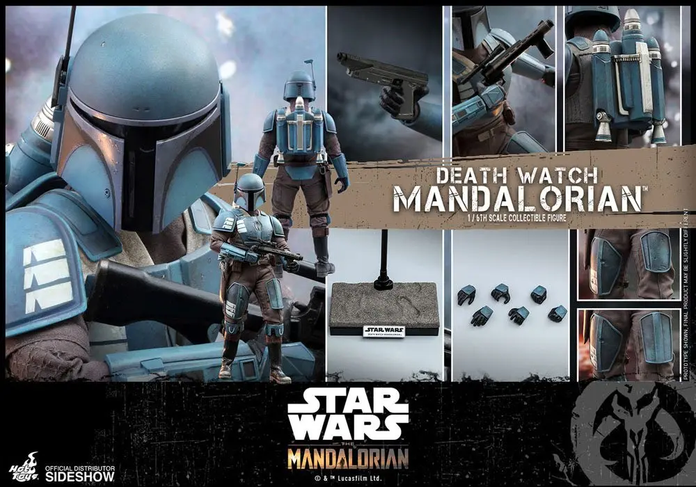 Star Wars The Mandalorian Akční figurka 1/6 Death Watch Mandalorian 30 cm fotografii produktu