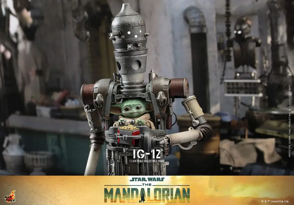 Star Wars: The Mandalorian Akční figurka 1/6 IG-12 36 cm fotografii produktu