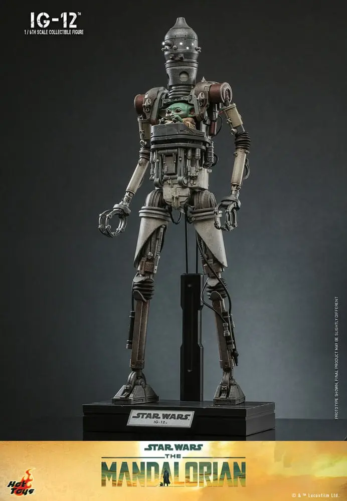 Star Wars: The Mandalorian Akční figurka 1/6 IG-12 36 cm fotografii produktu