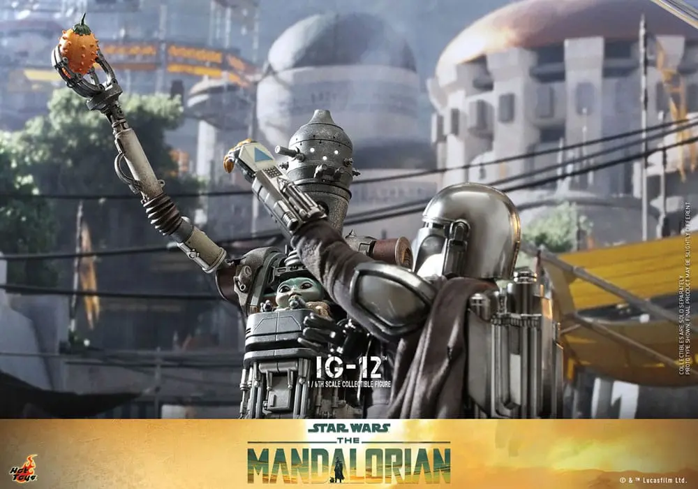 Star Wars: The Mandalorian Akční figurka 1/6 IG-12 36 cm fotografii produktu