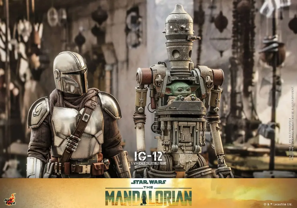 Star Wars: The Mandalorian Akční figurka 1/6 IG-12 36 cm fotografii produktu