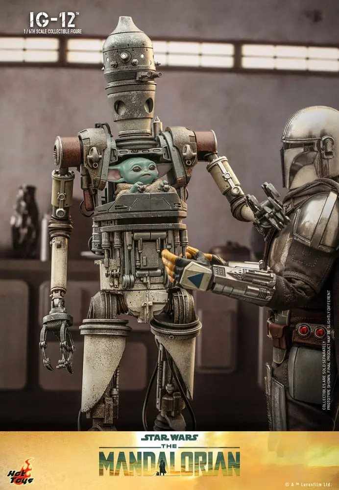 Star Wars: The Mandalorian Akční figurka 1/6 IG-12 36 cm fotografii produktu