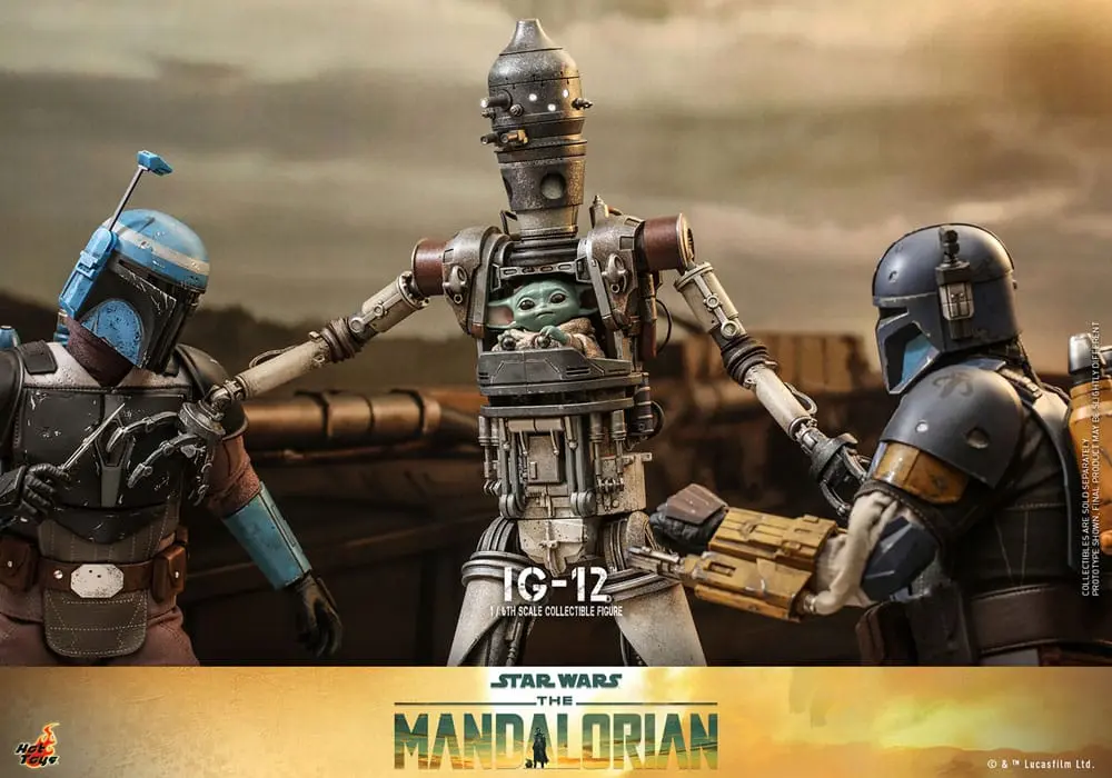 Star Wars: The Mandalorian Akční figurka 1/6 IG-12 36 cm fotografii produktu