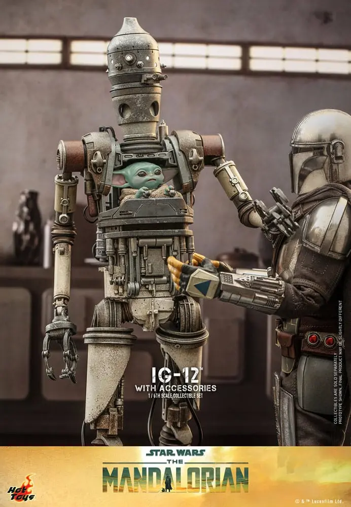 Star Wars: The Mandalorian akční figurka 1/6 IG-12 s příslušenstvím 36 cm fotografii produktu