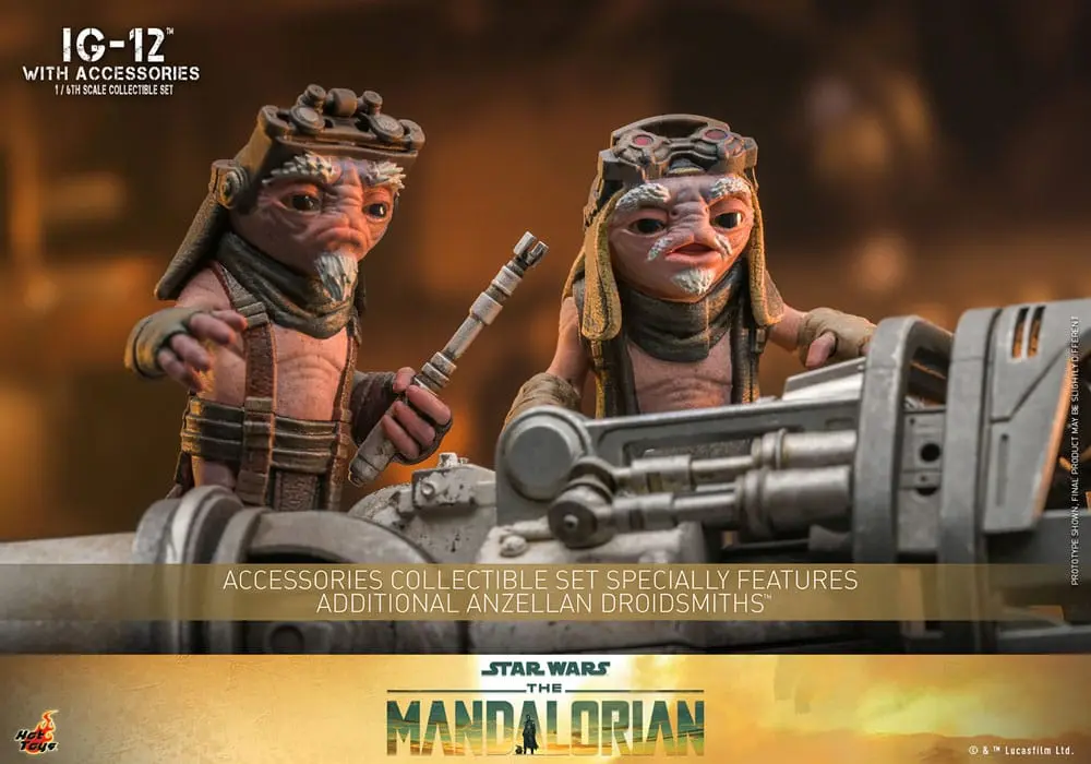 Star Wars: The Mandalorian akční figurka 1/6 IG-12 s příslušenstvím 36 cm fotografii produktu