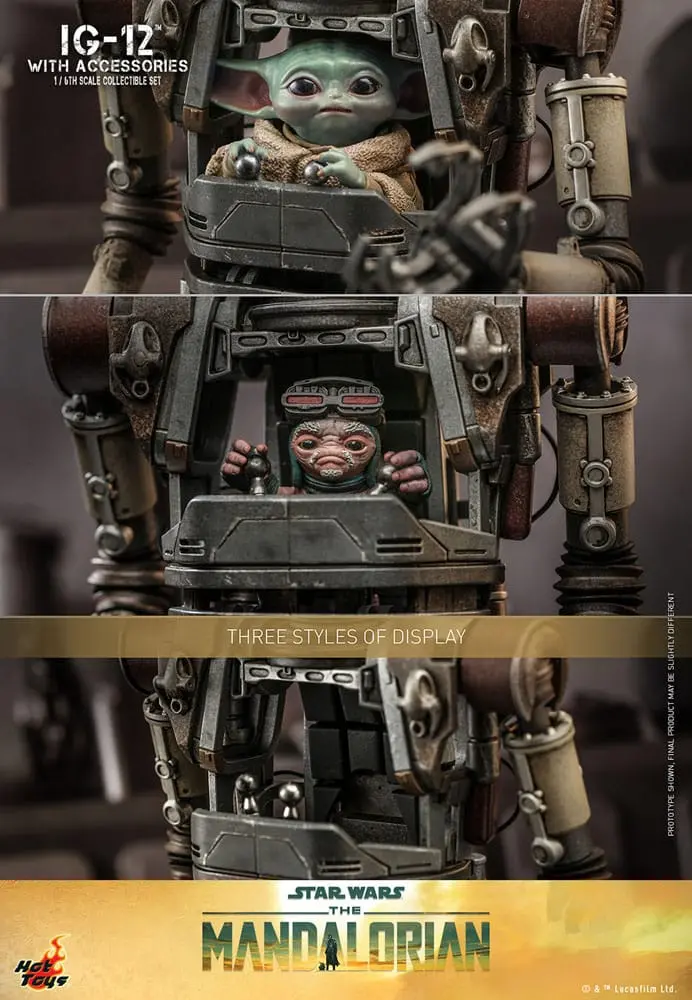 Star Wars: The Mandalorian akční figurka 1/6 IG-12 s příslušenstvím 36 cm fotografii produktu