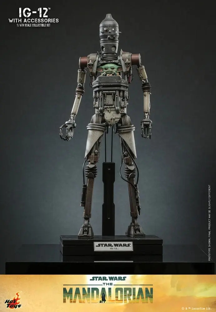 Star Wars: The Mandalorian akční figurka 1/6 IG-12 s příslušenstvím 36 cm fotografii produktu