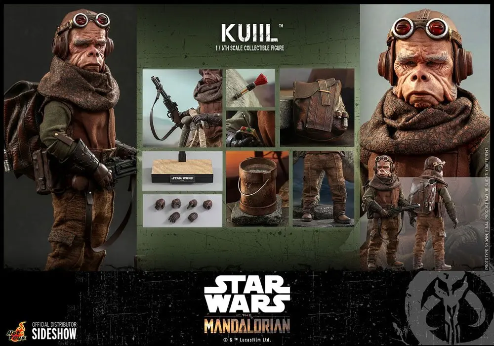 Star Wars The Mandalorian akční figurka 1/6 Kuiil 25 cm fotografii produktu