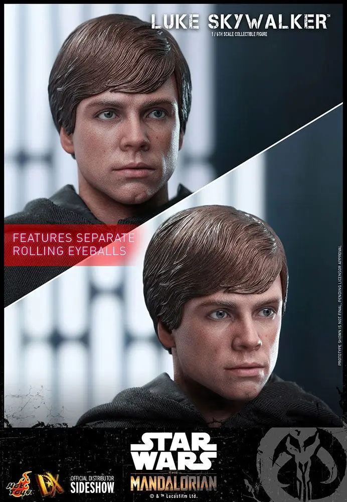 Star Wars The Mandalorian Akční figurka 1/6 Luke Skywalker 30 cm fotografii produktu