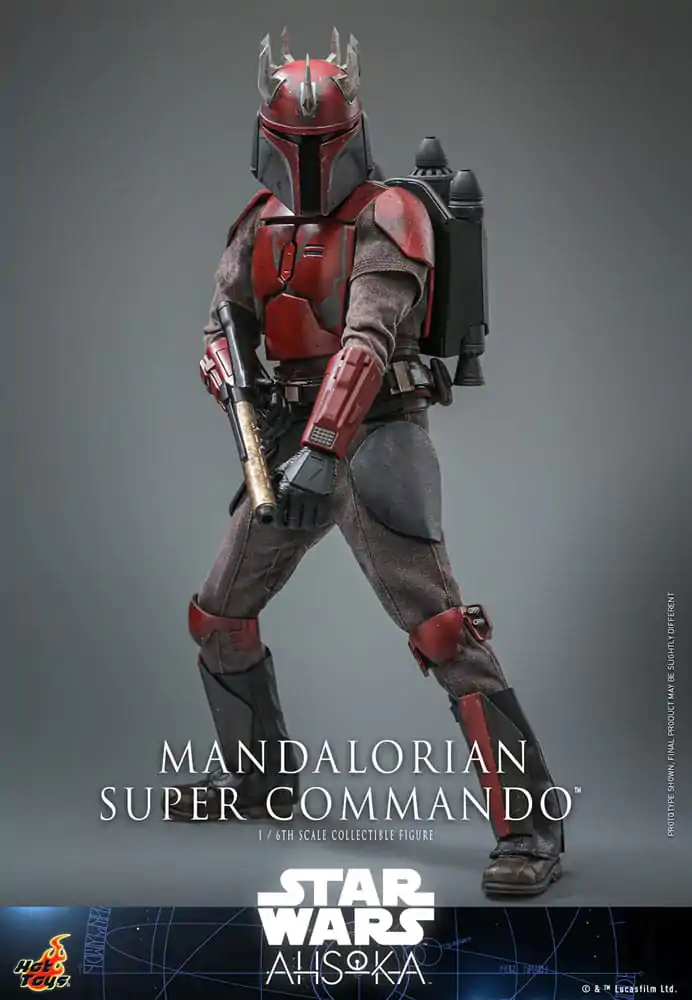 Star Wars: The Mandalorian Akční figurka 1/6 Mandalorian Super Commando 31 cm fotografii produktu