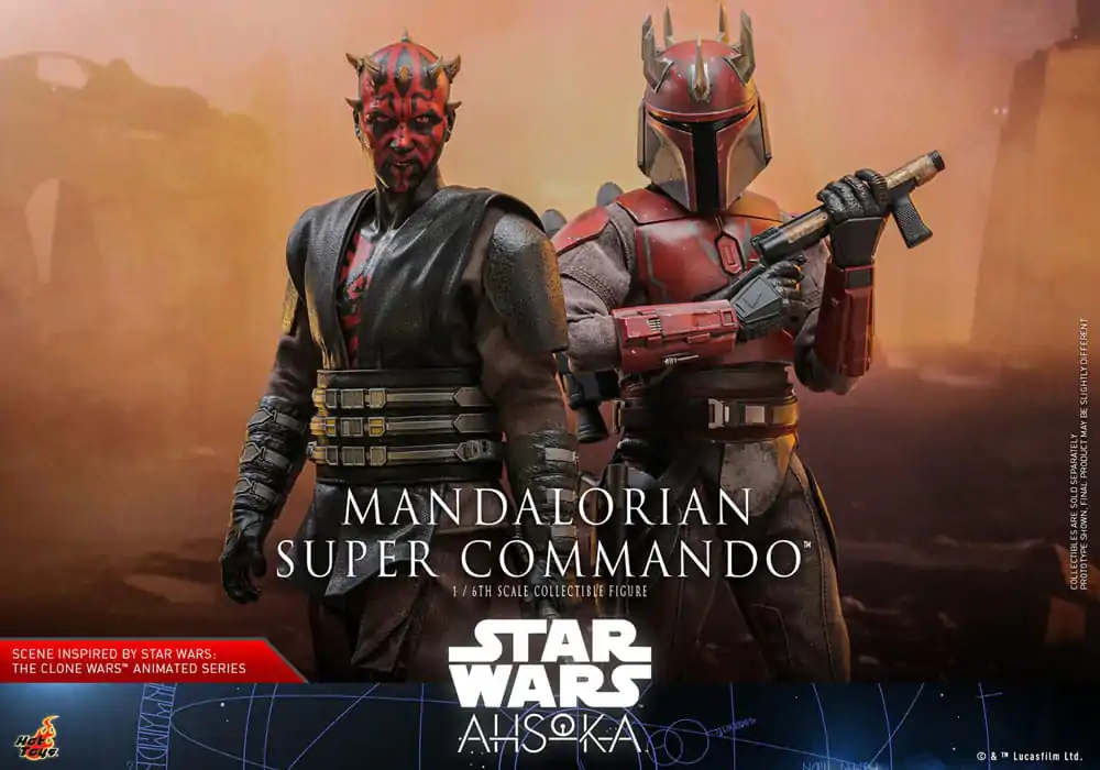 Star Wars: The Mandalorian Akční figurka 1/6 Mandalorian Super Commando 31 cm fotografii produktu