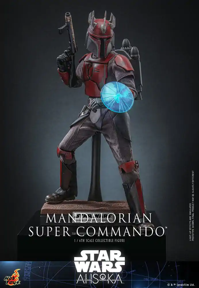 Star Wars: The Mandalorian Akční figurka 1/6 Mandalorian Super Commando 31 cm fotografii produktu