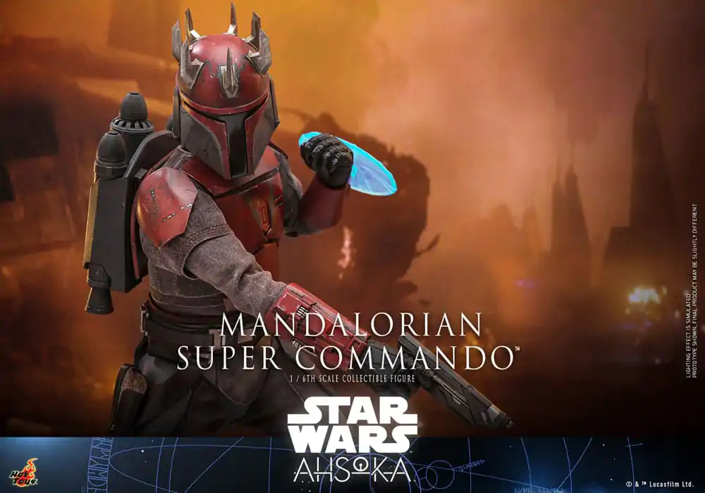 Star Wars: The Mandalorian Akční figurka 1/6 Mandalorian Super Commando 31 cm fotografii produktu