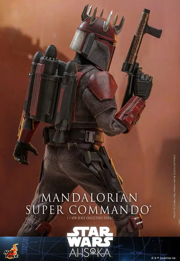 Star Wars: The Mandalorian Akční figurka 1/6 Mandalorian Super Commando 31 cm fotografii produktu