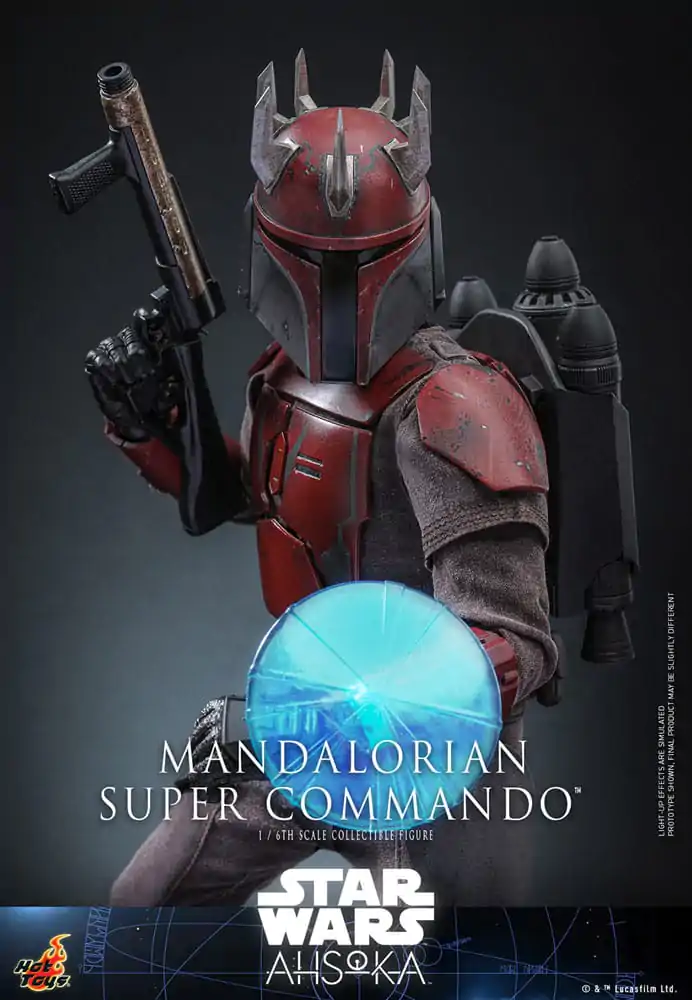 Star Wars: The Mandalorian Akční figurka 1/6 Mandalorian Super Commando 31 cm fotografii produktu