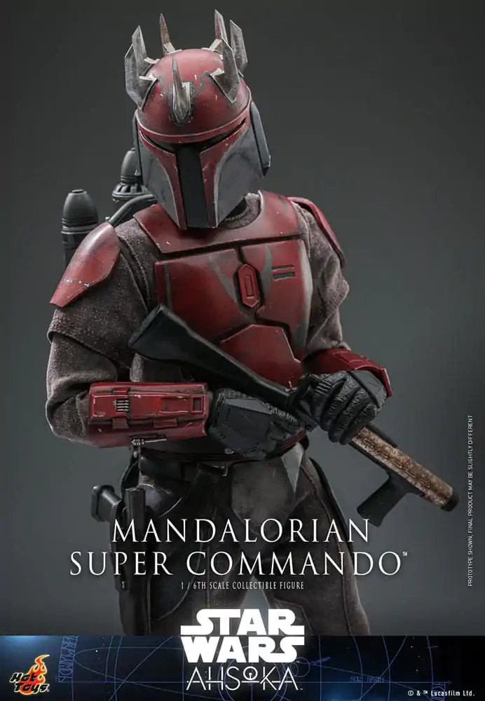 Star Wars: The Mandalorian Akční figurka 1/6 Mandalorian Super Commando 31 cm fotografii produktu