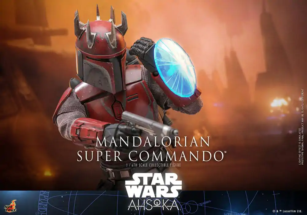 Star Wars: The Mandalorian Akční figurka 1/6 Mandalorian Super Commando 31 cm fotografii produktu