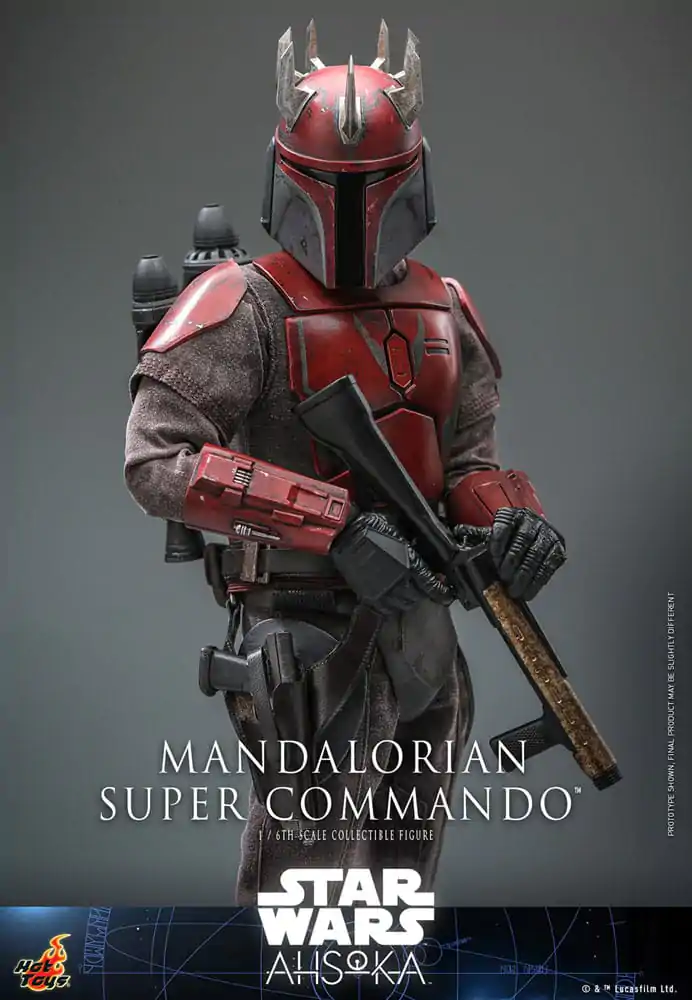 Star Wars: The Mandalorian Akční figurka 1/6 Mandalorian Super Commando 31 cm fotografii produktu