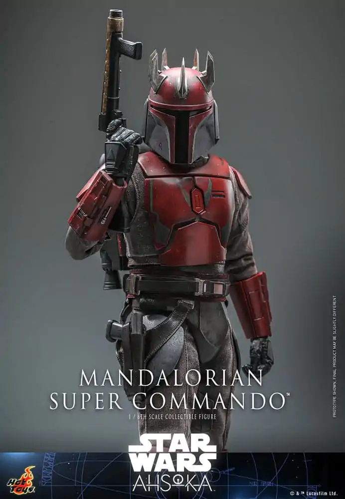 Star Wars: The Mandalorian Akční figurka 1/6 Mandalorian Super Commando 31 cm fotografii produktu