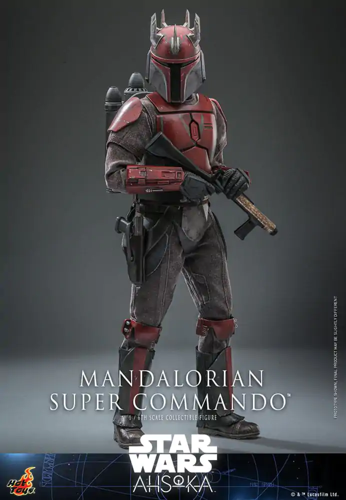 Star Wars: The Mandalorian Akční figurka 1/6 Mandalorian Super Commando 31 cm fotografii produktu