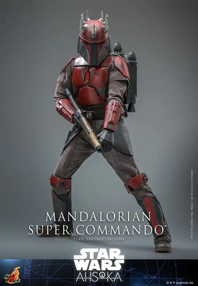 Star Wars: The Mandalorian Akční figurka 1/6 Mandalorian Super Commando 31 cm fotografii produktu